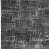 5' X 8' Gray And Dark Gray Abstract Distressed Area Rug