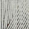 7' Ivory Grey Machine Woven Geometric Lines Indoor Runner Rug
