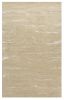 5' X 7' Beige And Ivory Abstract Hand Tufted Area Rug