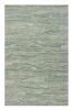 5' X 7' Blue Green And Beige Abstract Hand Tufted Area Rug