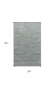 3' X 5' Slate Gray And Ivory Abstract Hand Tufted Area Rug