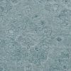 3' X 5' Blue And White Abstract Hand Tufted Area Rug