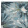 3' X 5' Teal Ivory And Gray Floral Area Rug