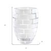 12" Clear Cylinder Lead Free Crystal Table Vase