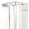 9" Clear Square Lead Free Crystal Table Vase