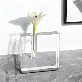 5" Clear Lead Free Crystal Bud Vase