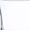 7" Clear Oval Crystal Glass Table Vase