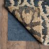 6' Round Gray Non Slip Rug Pad