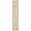 12' Beige And Ivory Runner Rug