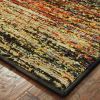 10' X 14' Gold And Slate Abstract Area Rug