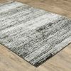 8' X 10' Ash And Slate Abstract Area Rug