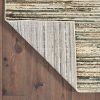 4' X 6' Ivory And Sage Abstract Area Rug