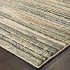 8' X 11' Ivory And Sage Abstract Area Rug