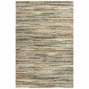 10' X 13' Ivory And Sage Abstract Area Rug