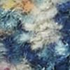 4' X 6' Blue And Ivory Southwestern Distressed Area Rug