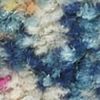 8' X 10' Blue And Ivory Southwestern Distressed Area Rug