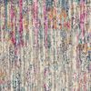 2' X 3' Ivory And Blue Abstract Area Rug