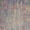 4' X 6' Ivory And Blue Abstract Area Rug