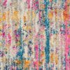 4' X 6' Ivory And Blue Abstract Area Rug