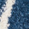 4' X 6' Blue And Gold Floral Area Rug