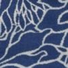 8' X 10' Blue And Ivory Floral Area Rug