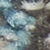 8' X 10' Ivory And Blue Oriental Distressed Area Rug