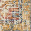8' X 10' Yellow And Ivory Medallion Area Rug
