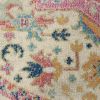 2' X 3' Pink And Ivory Southwestern Distressed Area Rug