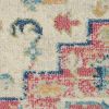4' X 6' Pink And Ivory Southwestern Distressed Area Rug
