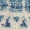 4' X 6' Navy Blue And Ivory Southwestern Area Rug