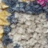 7' X 10' Yellow And Gray Abstract Area Rug