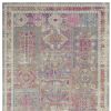 5' X 7' Gray And Ivory Abstract Distressed Area Rug