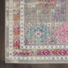 7' X 10' Gray And Ivory Abstract Distressed Area Rug