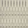 8' X 10' Gray And Ivory Geometric Distressed Area Rug