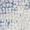6' X 9' Blue And Gray Geometric Area Rug