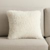 20" White Throw Pillow