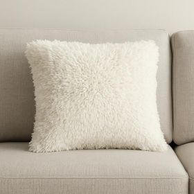 20" White Throw Pillow