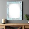 20" x 28" Blue Wood Hanging Picture Frame