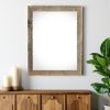 20" x 28" Gray Wood Hanging Picture Frame