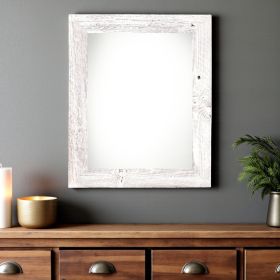 20" x 28" White Wood Hanging Picture Frame