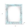 20" x 30" Blue Wood Hanging Picture Frame