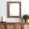 20" x 30" Brown Wood Hanging Picture Frame
