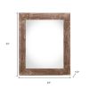 20" x 30" Brown Wood Hanging Picture Frame