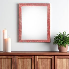 20" x 30" Red Wood Hanging Picture Frame