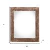 22" x 28" Brown Wood Hanging Picture Frame