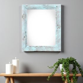 24" x 30" Blue Wood Hanging Picture Frame