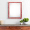 24" x 30" Red Wood Hanging Picture Frame