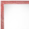 24" x 36" Red Wood Hanging Picture Frame