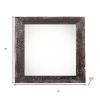 4" x 4" Black Wood Tabletop Picture Frame