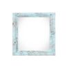 4" x 4" Blue Wood Tabletop Picture Frame